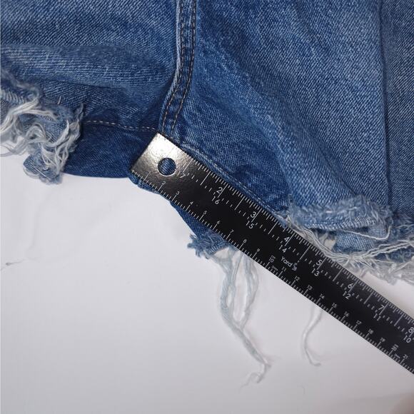 a.n.a A New Approach Shorts Womens 10P 4" High Rise Denim Boyfriend Short - Picture 6 of 7